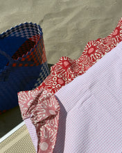 Carica l&#39;immagine nel visualizzatore di Gallery, Telo Mare Nostalgico Panna&amp;Fragola
